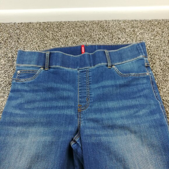 Spanx Jeans Flare Vintage Indigo Blue High Rise Size 1X 20456R - Picture 3 of 12